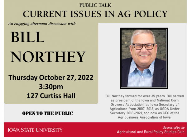 Public Talk - Current Issues in Ag Policy
